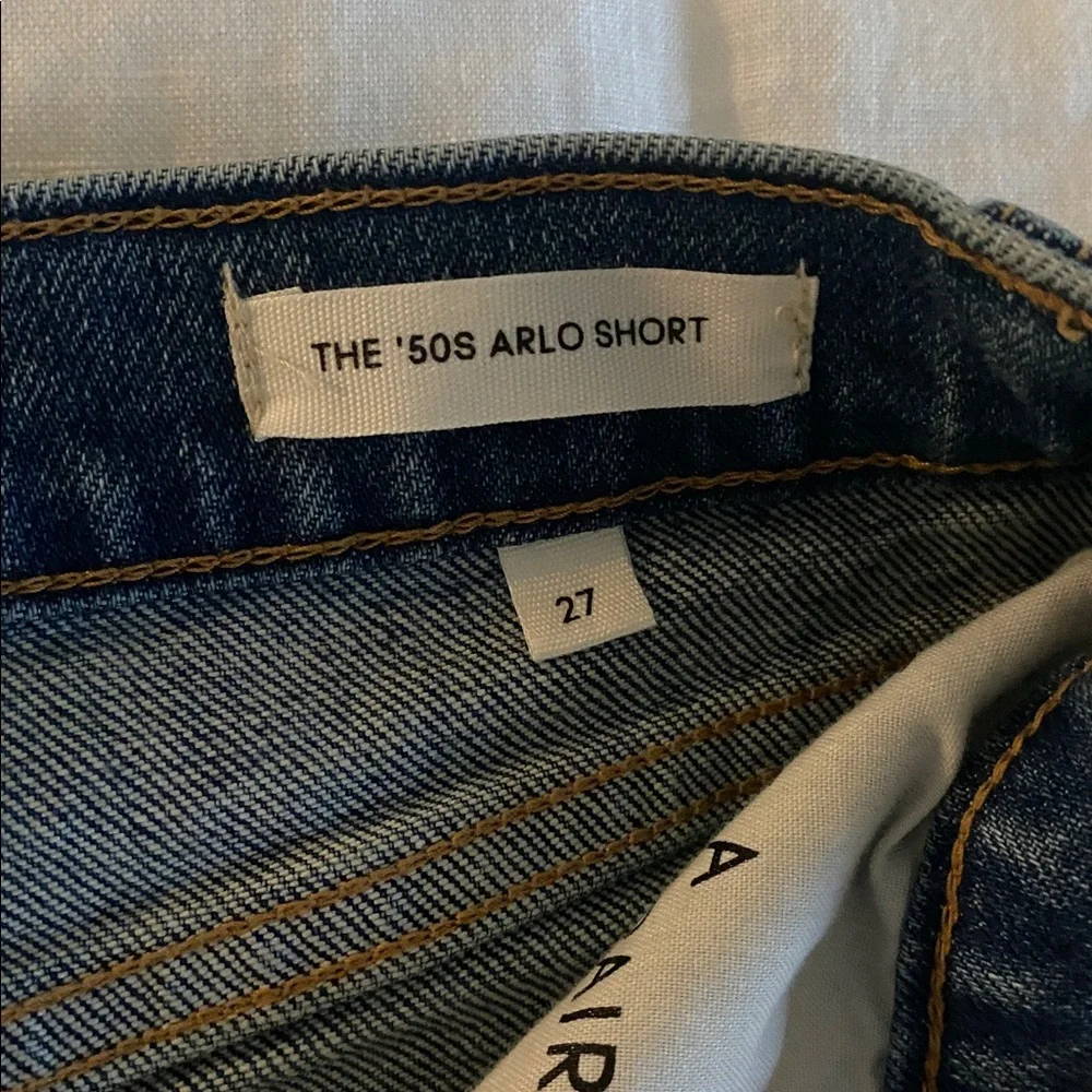 EUC Aritzia Denim Forum The 50s Arlo Short High Rise Hi-Rise Jean Shorts size 27
